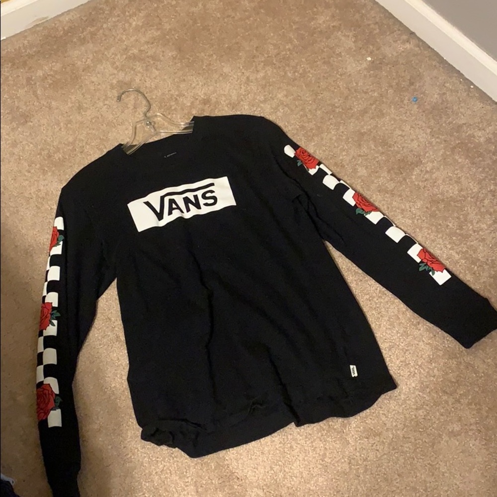 Roses Vans Long Sleeve Tee